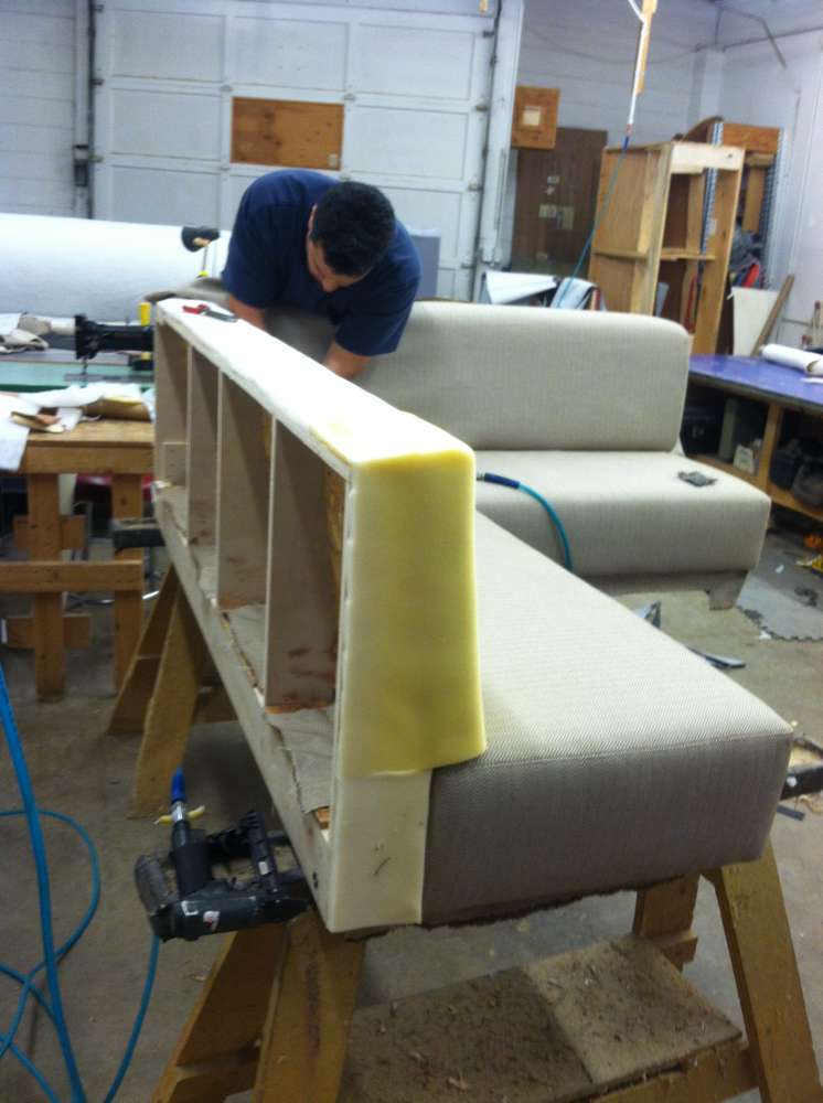 Woodley S Fine Furniture Padding The Sofa Philip Ramos Upholstery