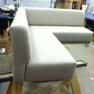 upholstered corner sofa